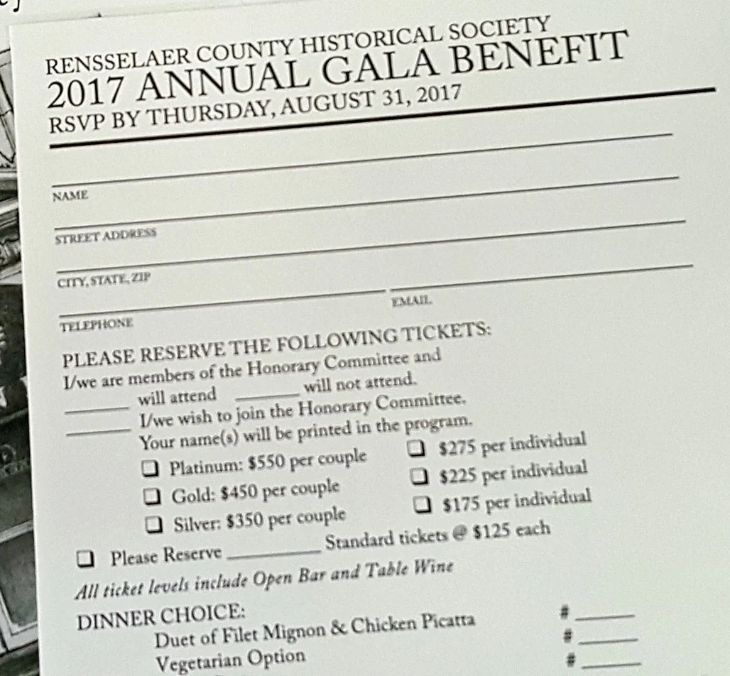 2017 RCHS Annual Gala Benefit:  have you RSVP'd yet?