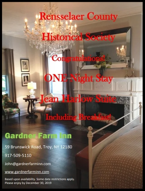 One Night Stay in the Jean Harlow Suite at the Gardner Farm Inn, including breakfast!