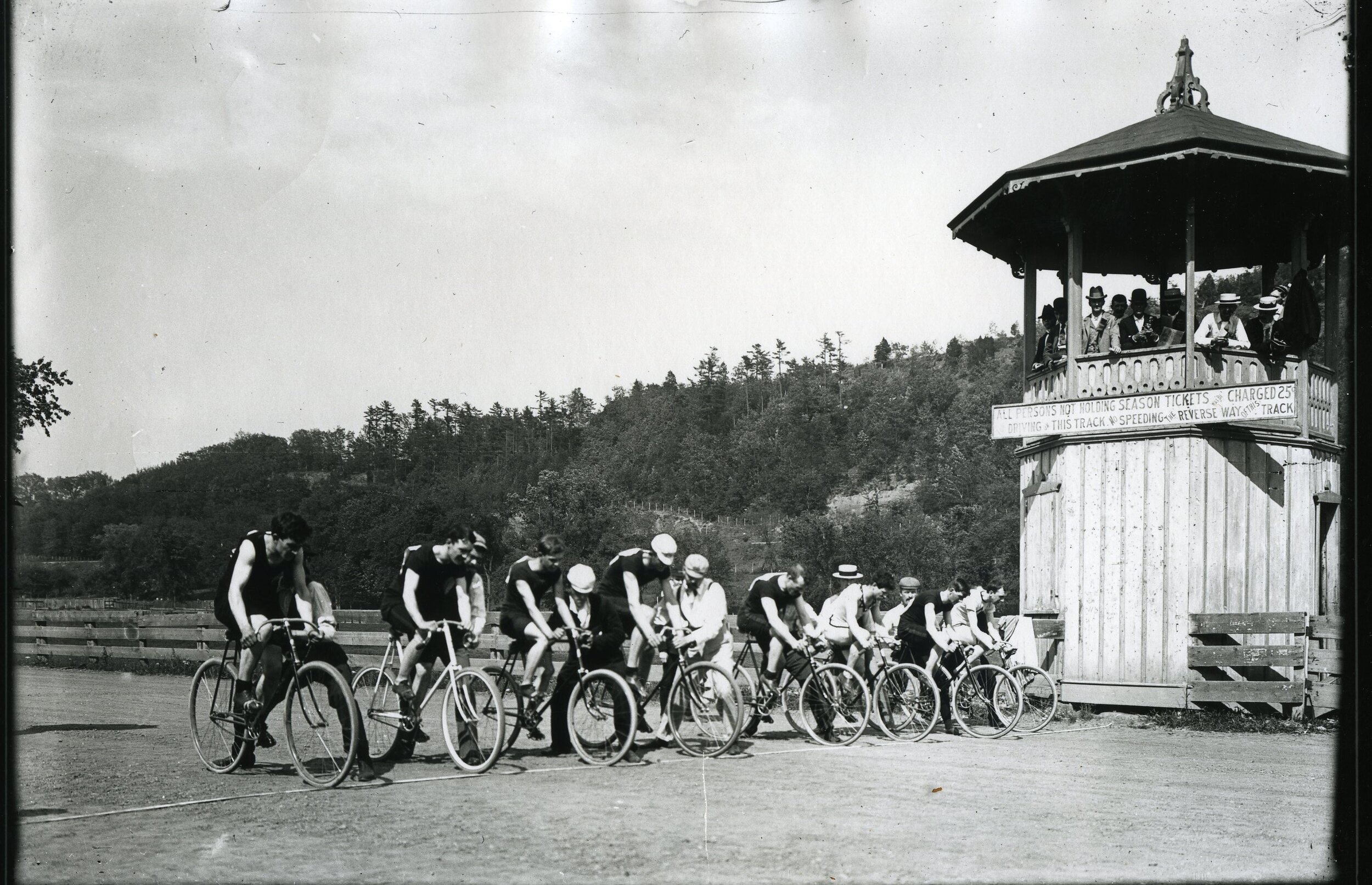 Bike Race in Rensselaer Park