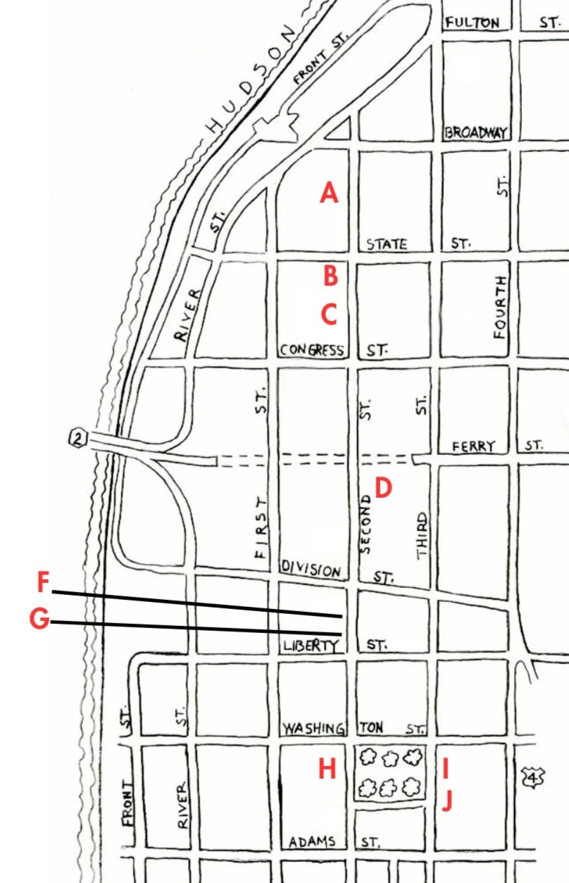 2024 house tour map hart cluett museum