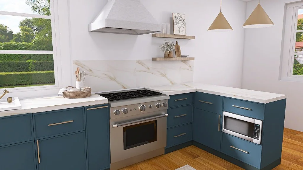 Virtual Kitchen Design with Taj Mahal Counters