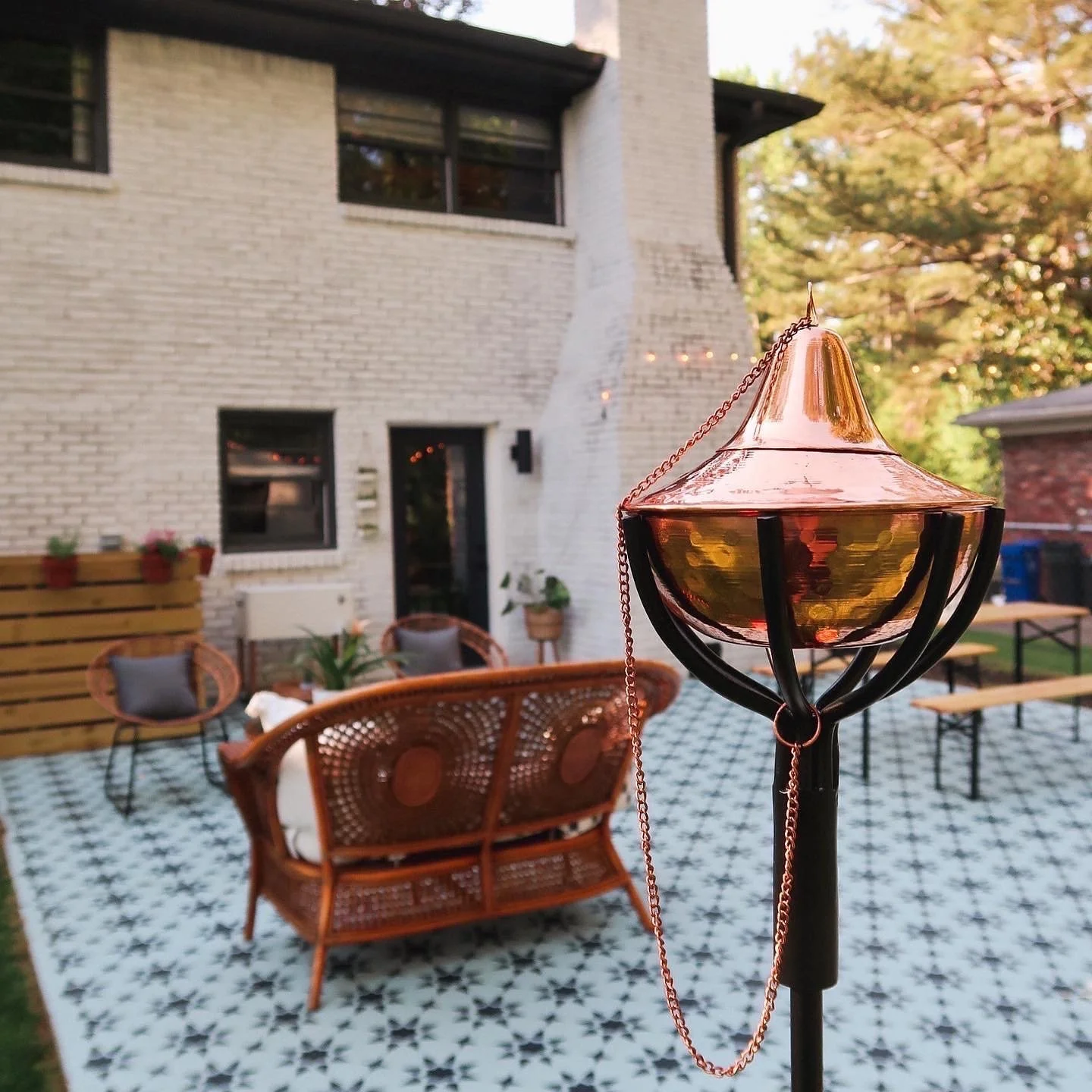 Patio Stenciling + Design in Decatur