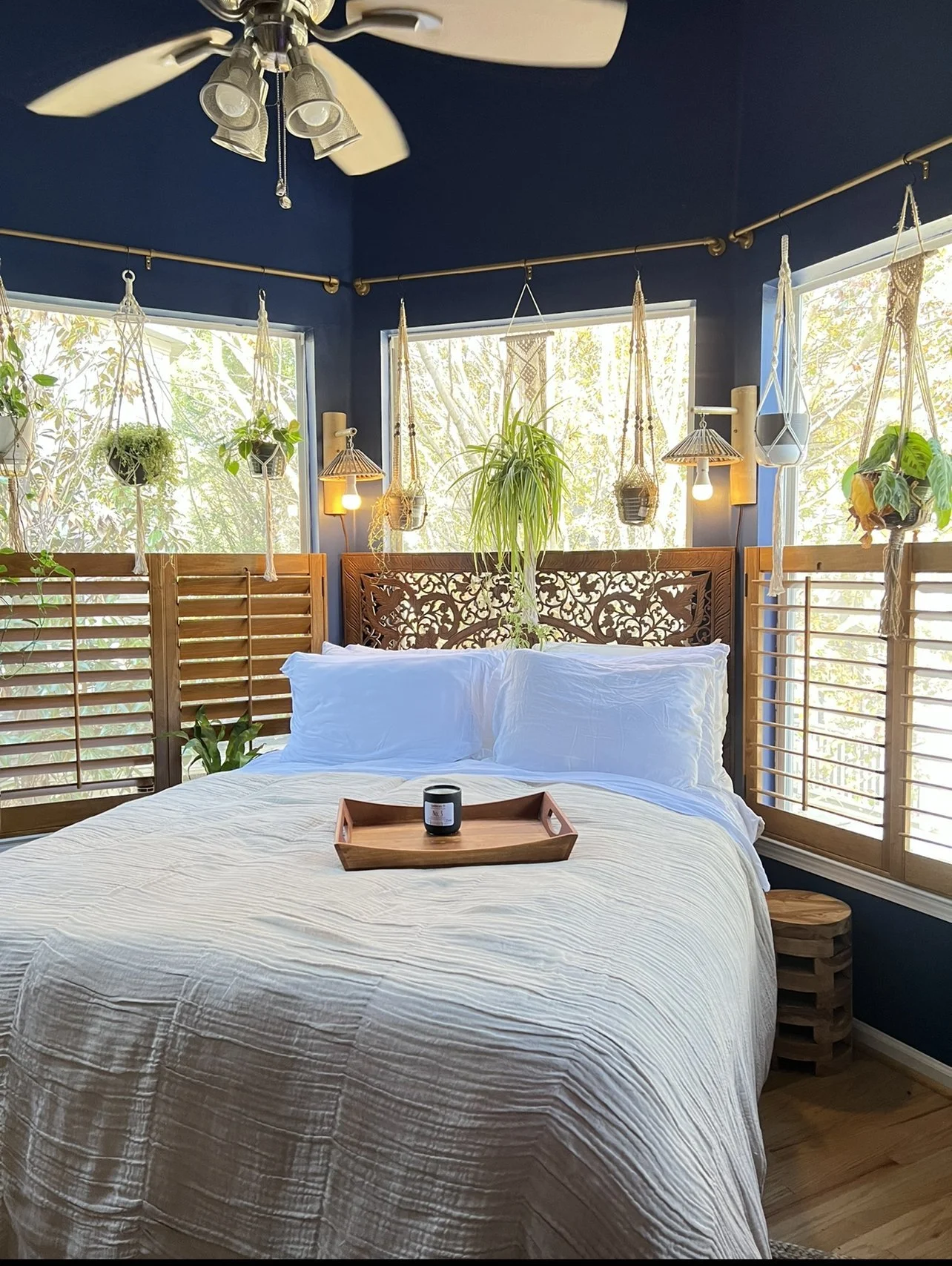 Tropical Oasis Bedroom Design in Atlanta