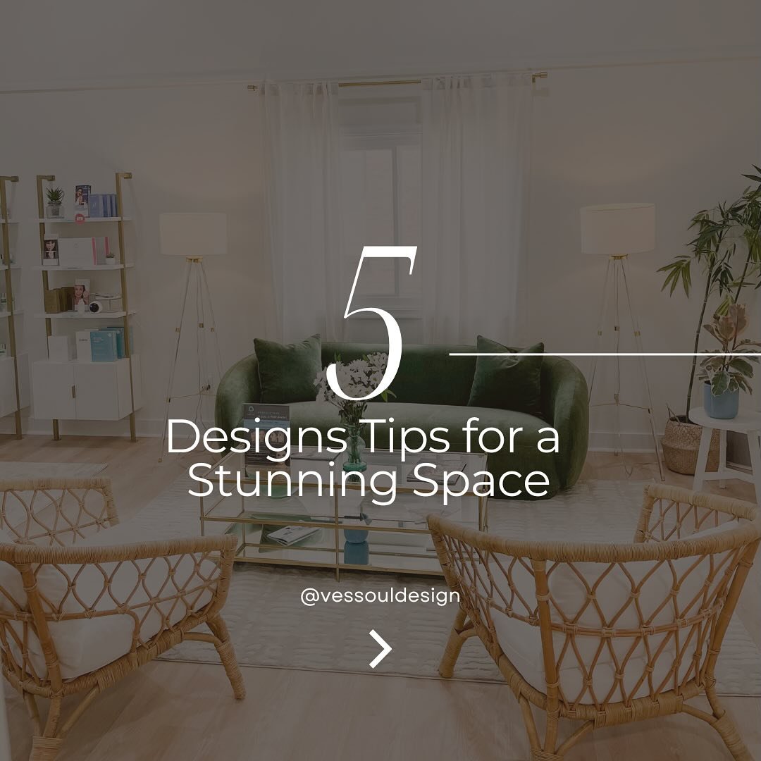 Want to make your space feel more put-together? Here are 5 simple design tips you can try.

From layering lighting to using mirrors strategically, these small changes can make a big difference. 💡🏡

What&rsquo;s your favorite design hack? Let me kno