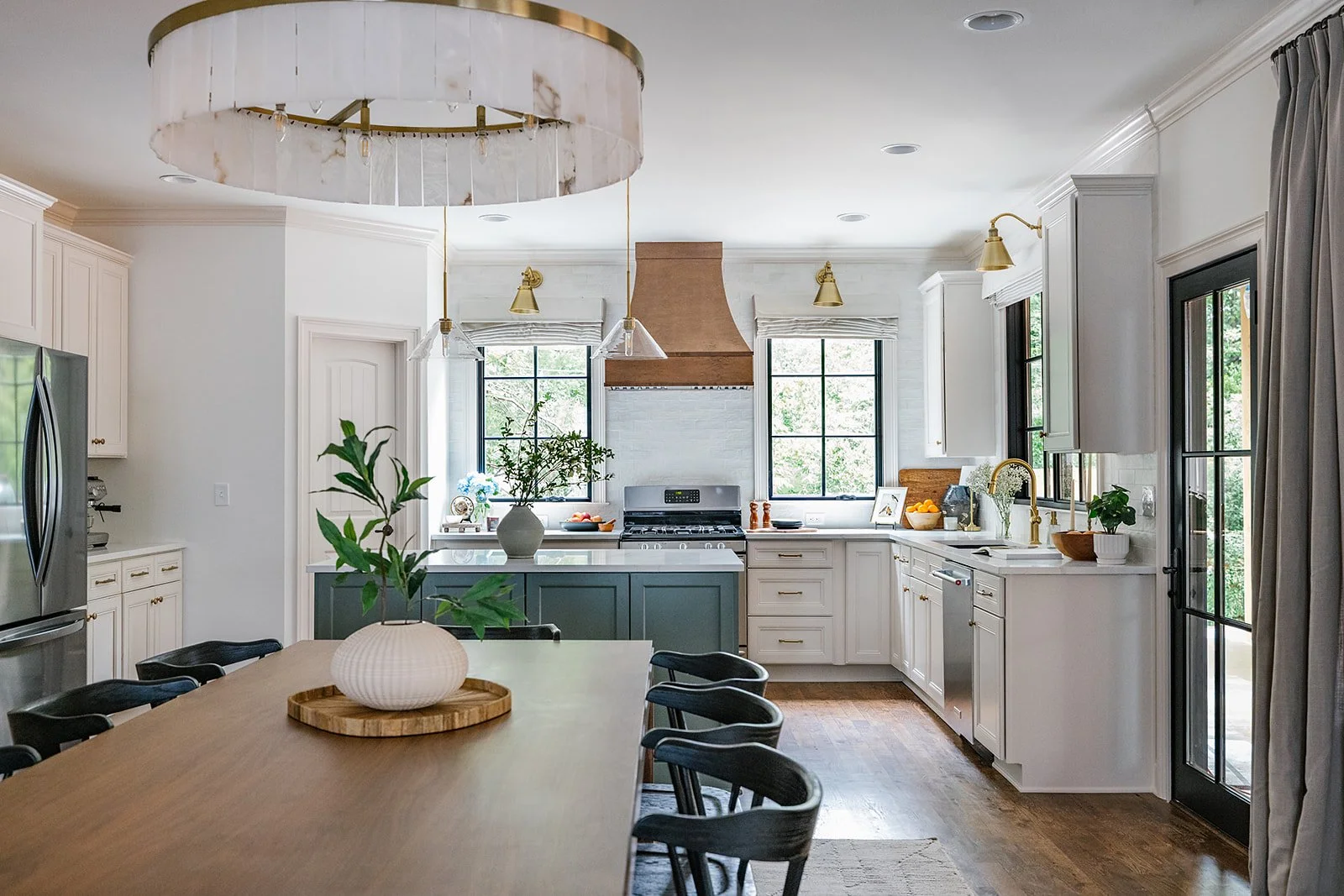 Transitional Modern Dining and Kitchen Renovation in Atlanta, GA
