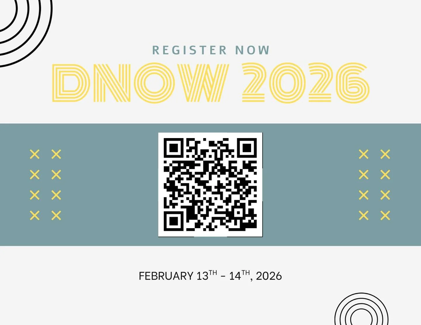 Get registered for DNOW 2026 at www.uniteddnow.com or by scanning the QR code!!!