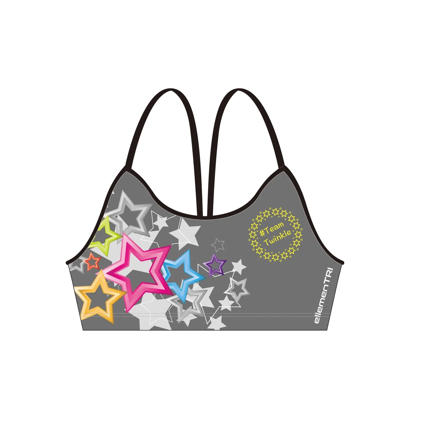 ellementri team twinkle triathlon swimming bra