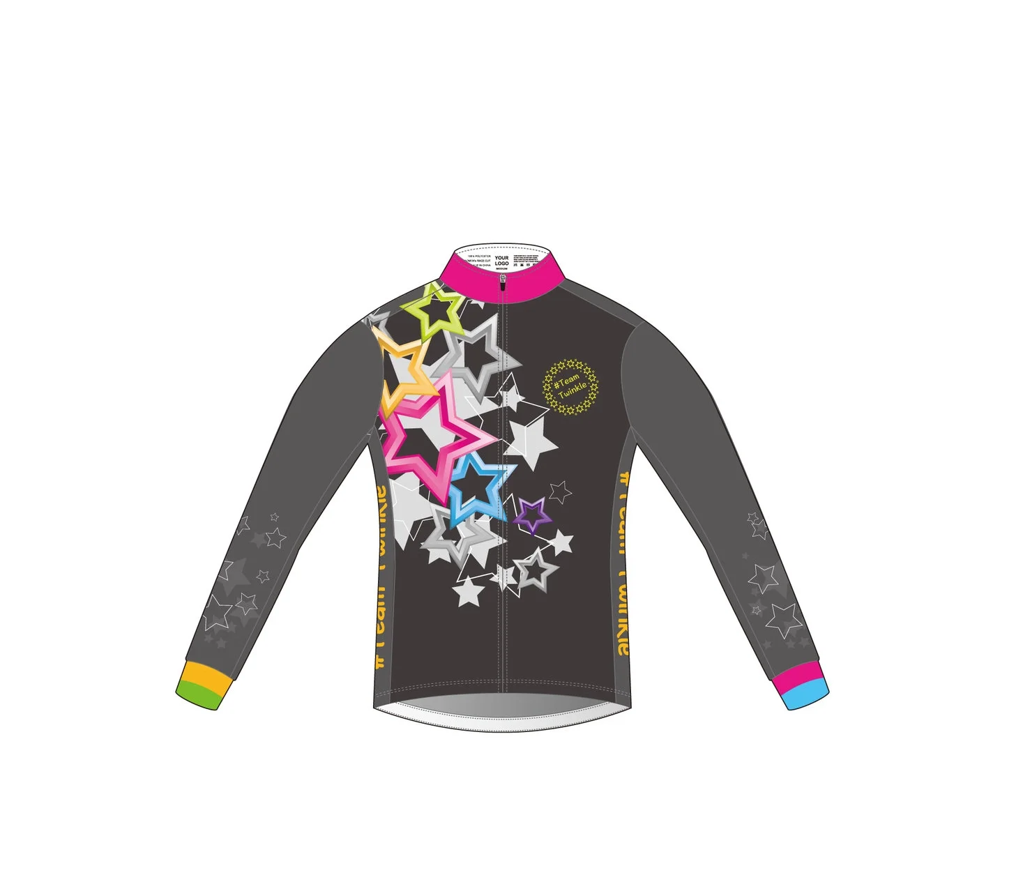 ellementri team twinkle triathlon cycling jacket womens
