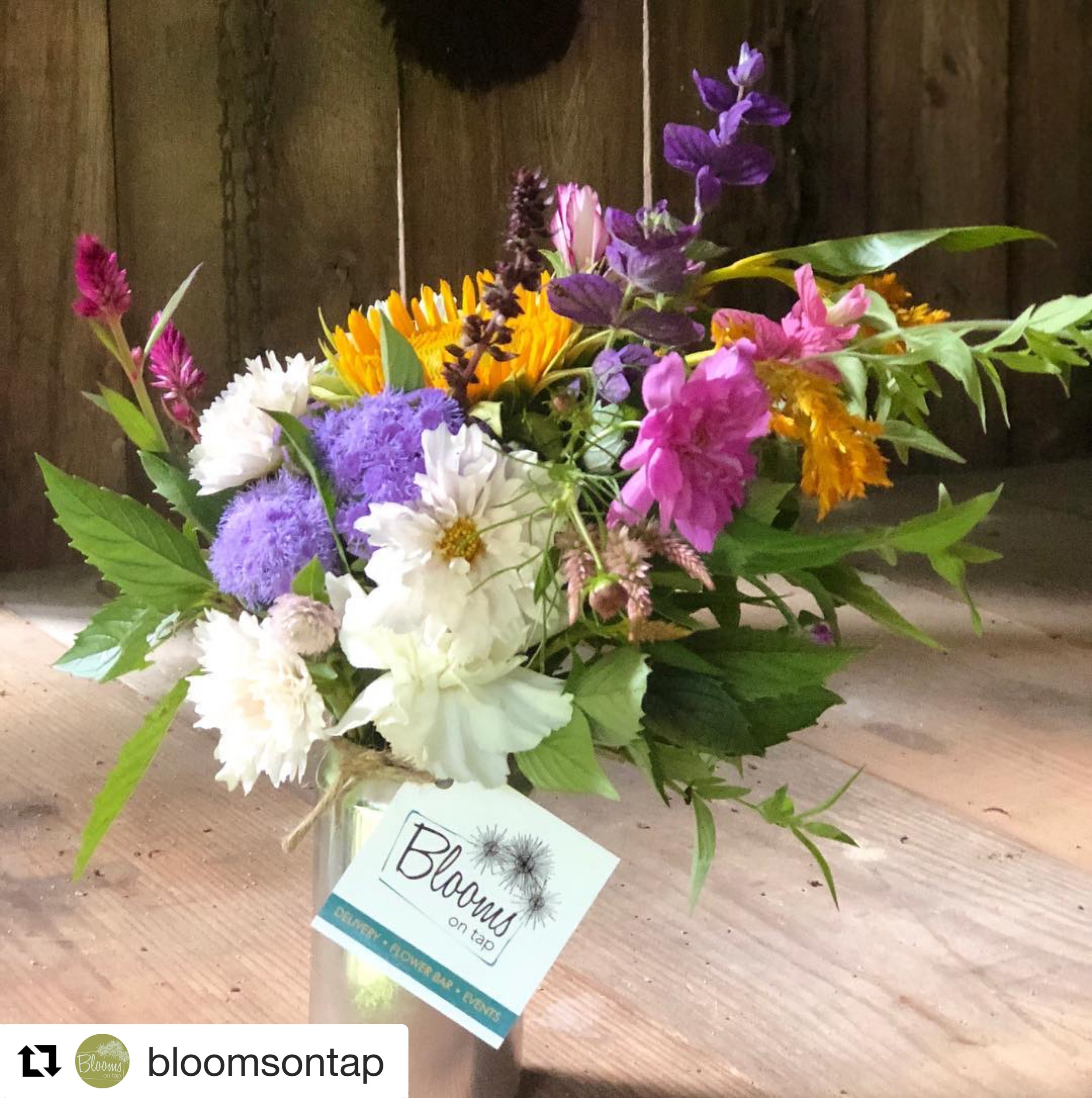 One of Bloom On Tap's bouquet of the Day