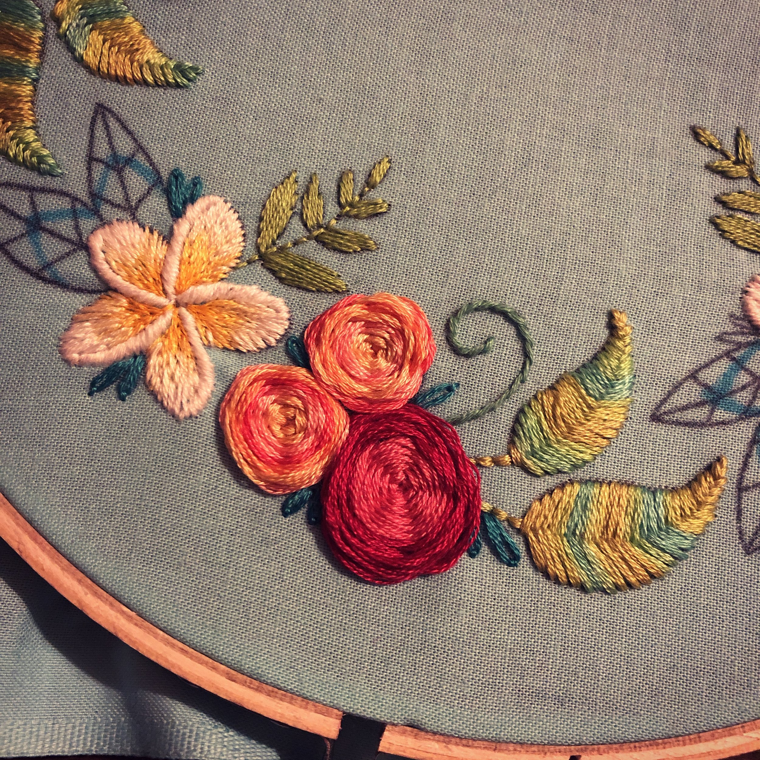 Embroidery Progress