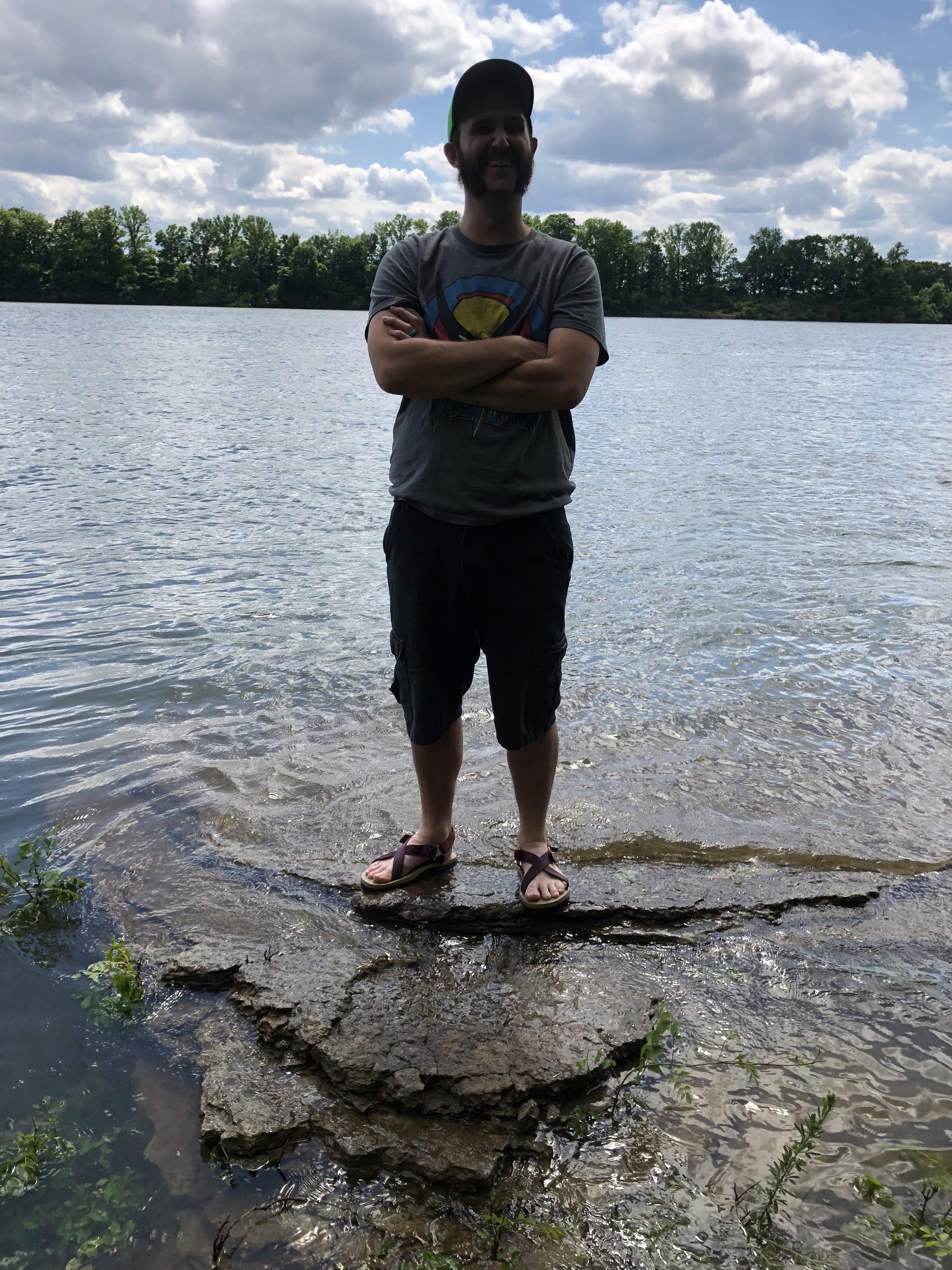 Sam on Oval Rock