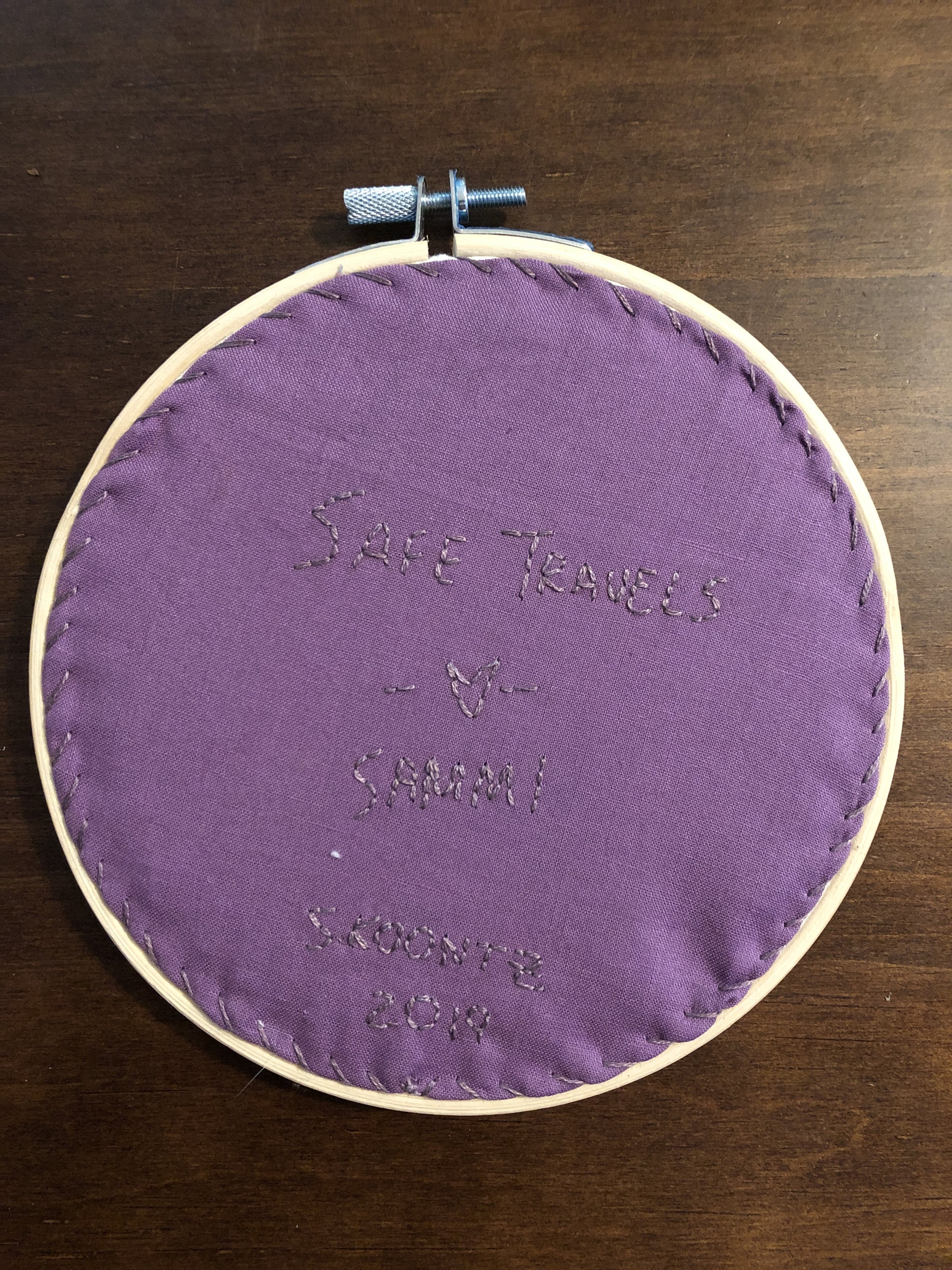 Dezarae's Embroidery Hoop!