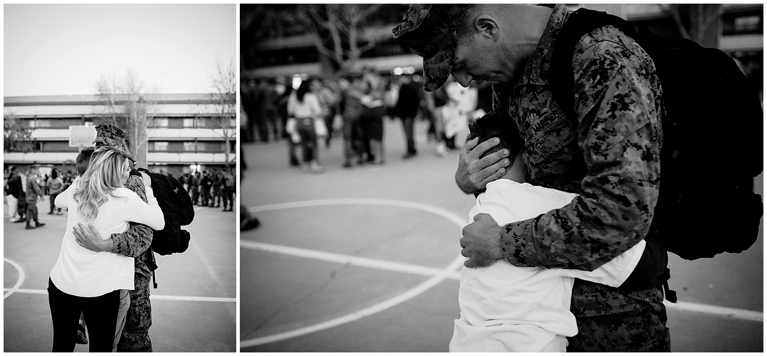 camp pendleton homecoming photographer