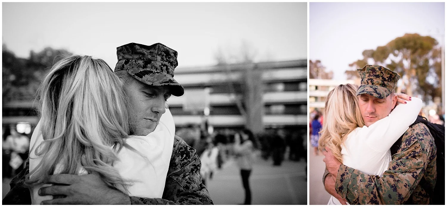 camp pendleton homecoming photographer