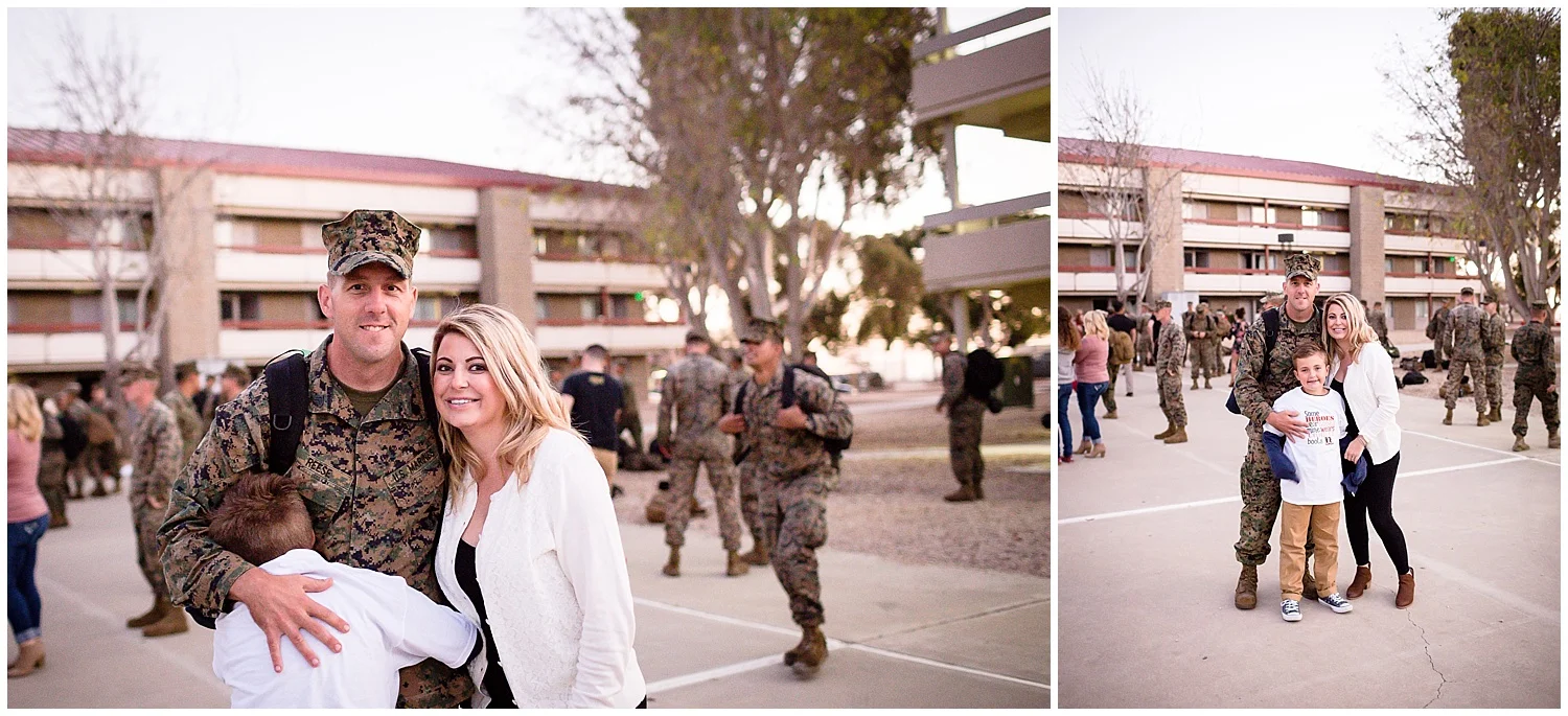 camp pendleton homecoming photographer
