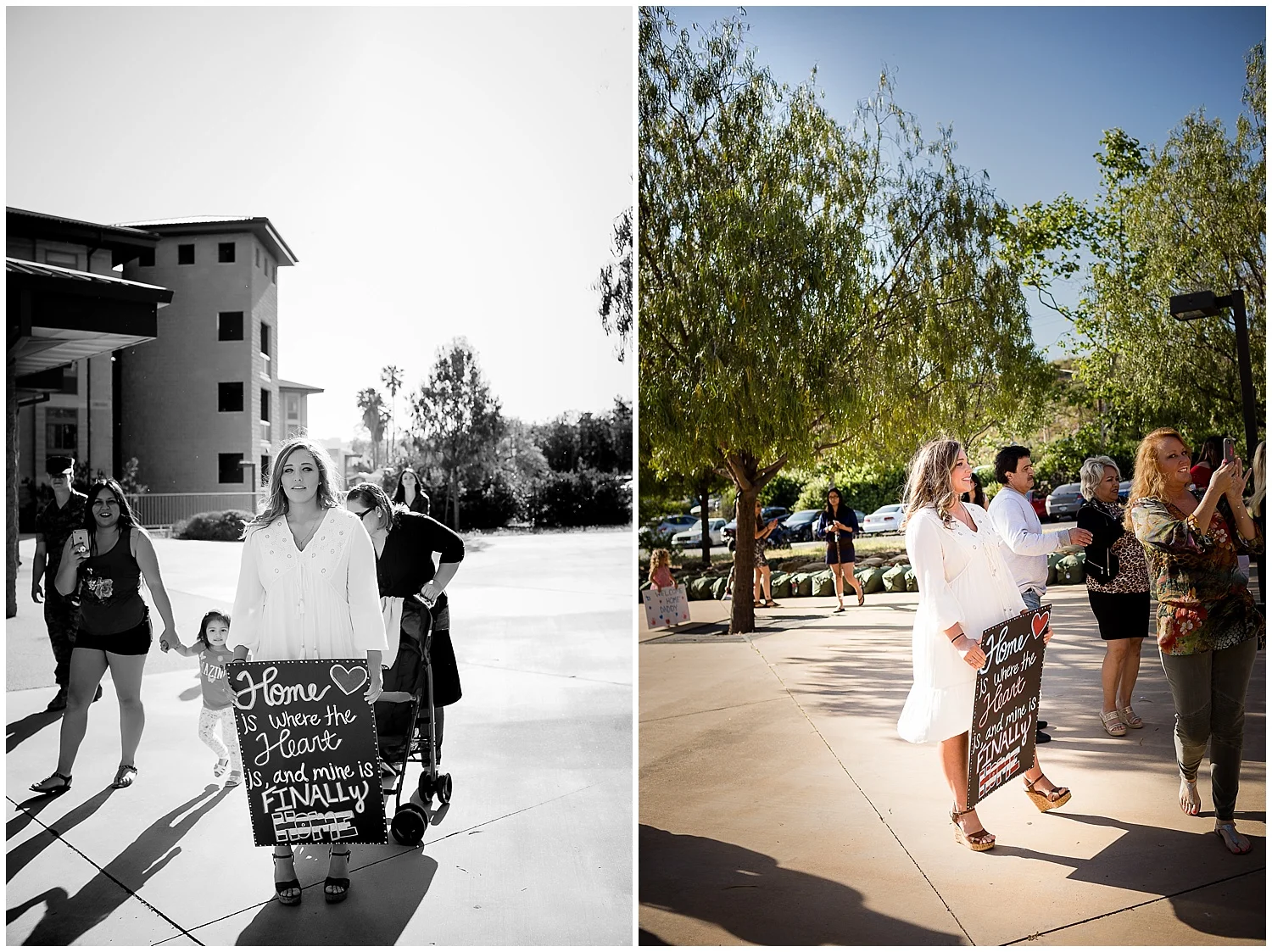 camp pendleton military homecoming photographer