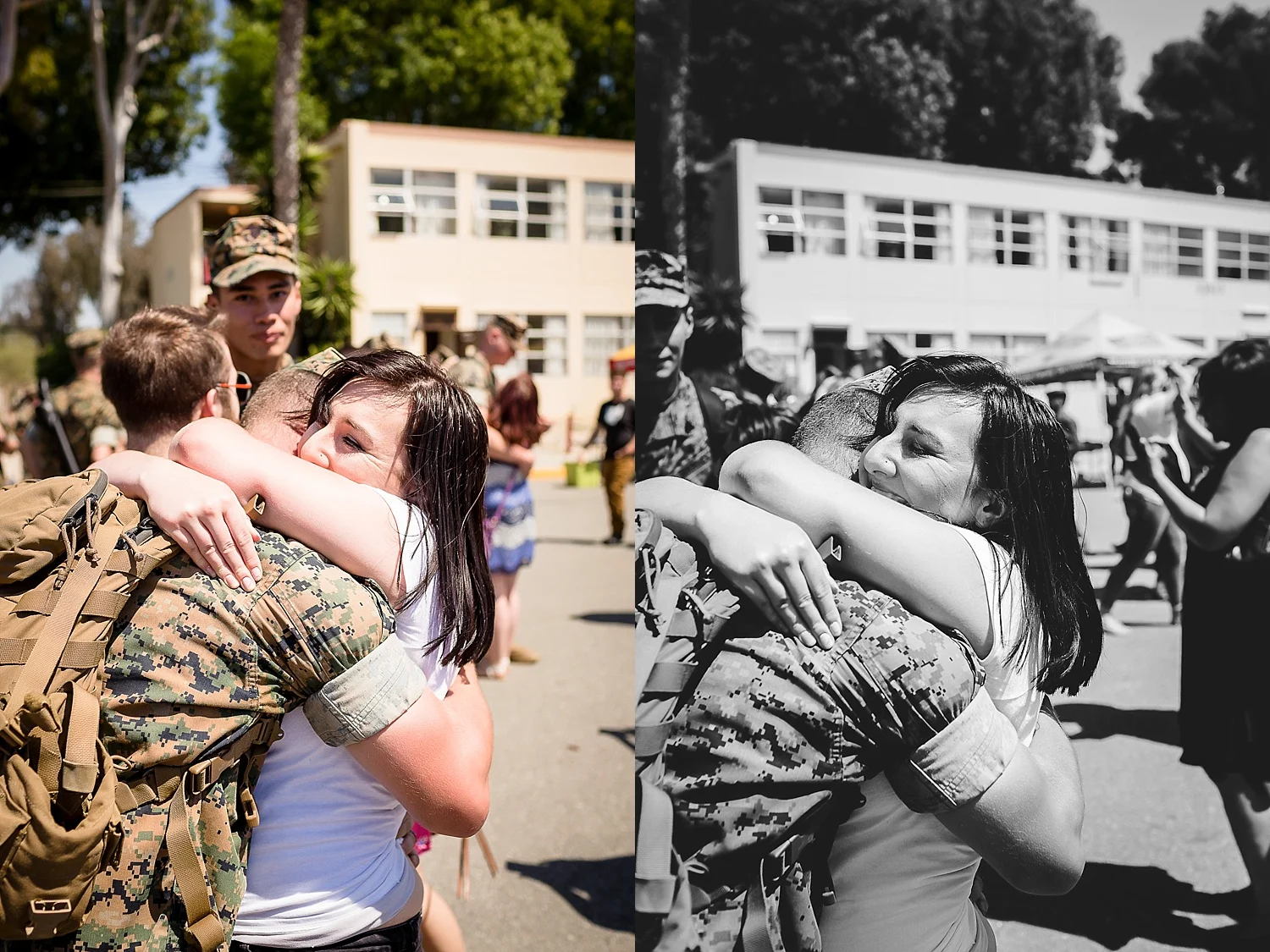 camp pendleton homecoming photographer