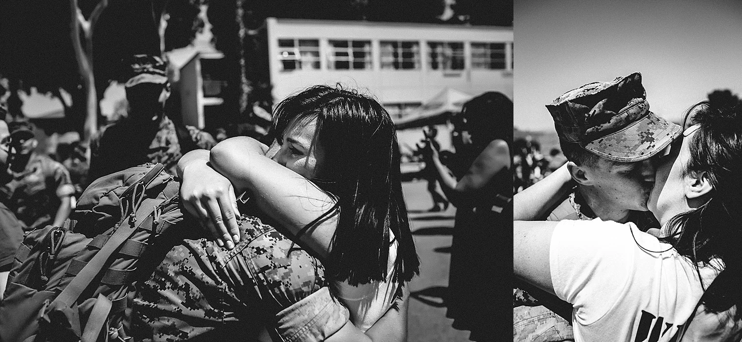 camp pendleton homecoming photographer