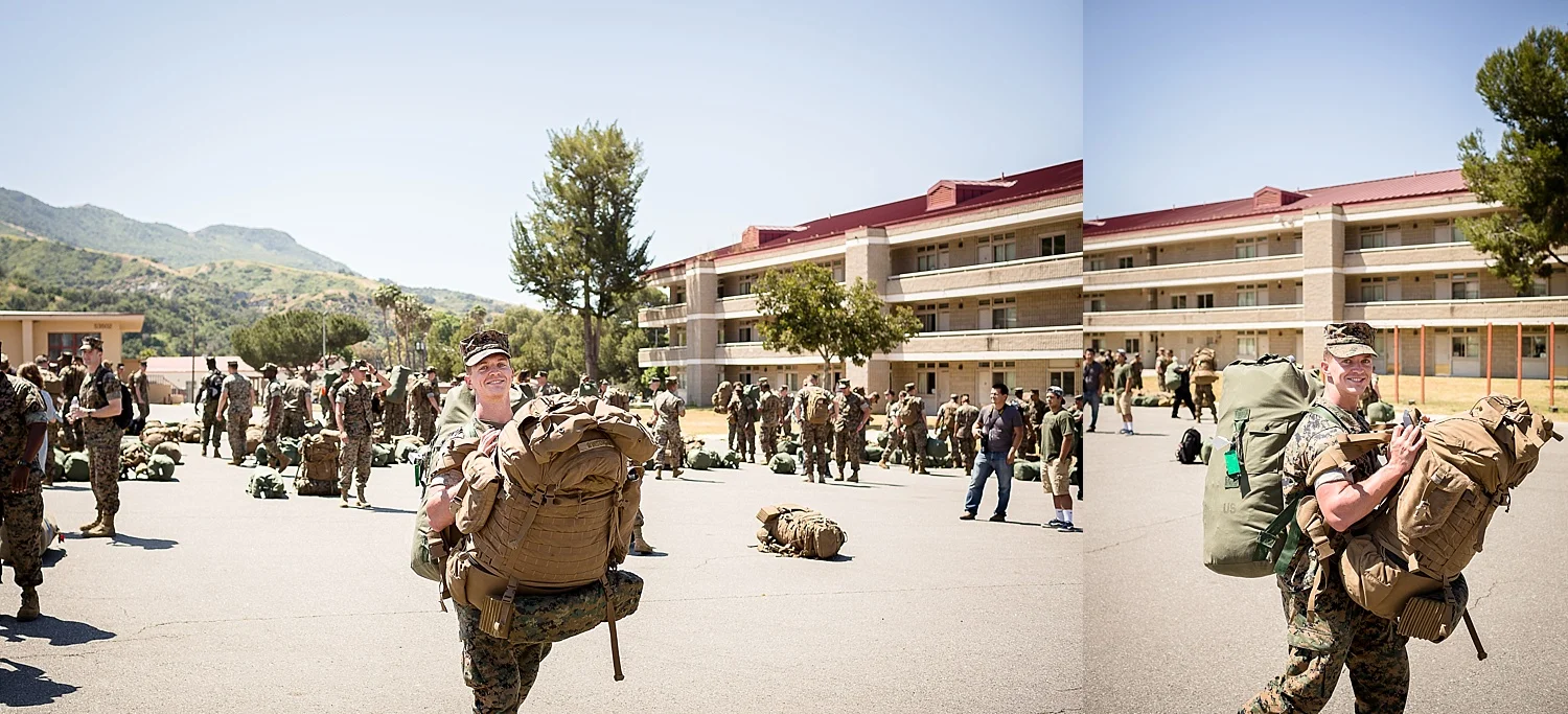 camp pendleton homecoming photographer