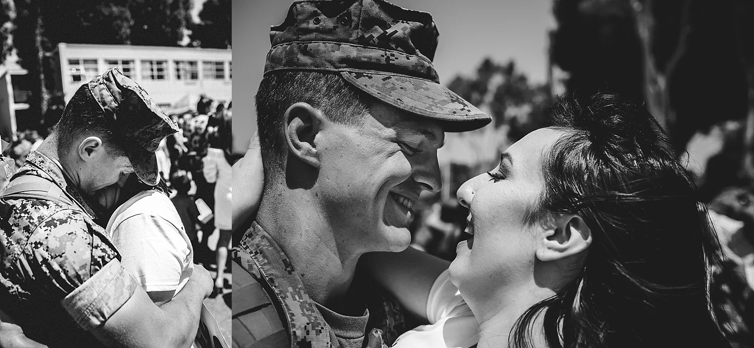 camp pendleton homecoming photographer