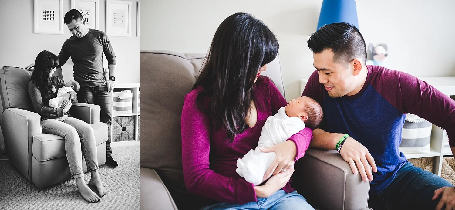 orange county lifestyle newborn photographer