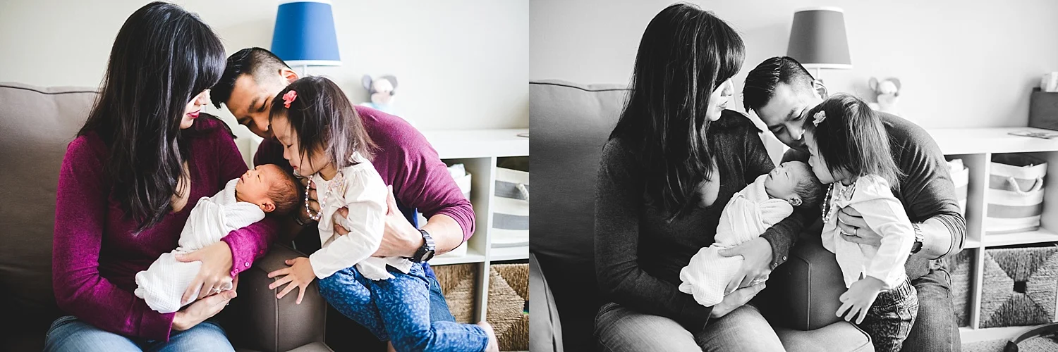 orange county lifestyle newborn photographer