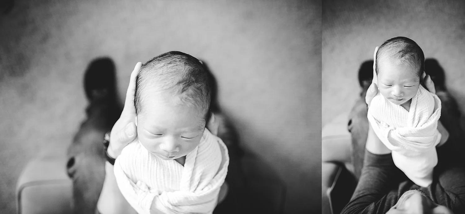 orange county lifestyle newborn photographer