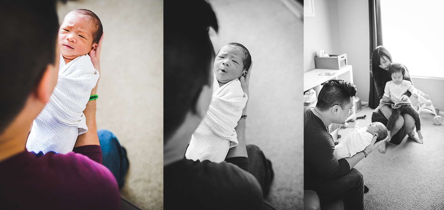 orange county lifestyle newborn photographer