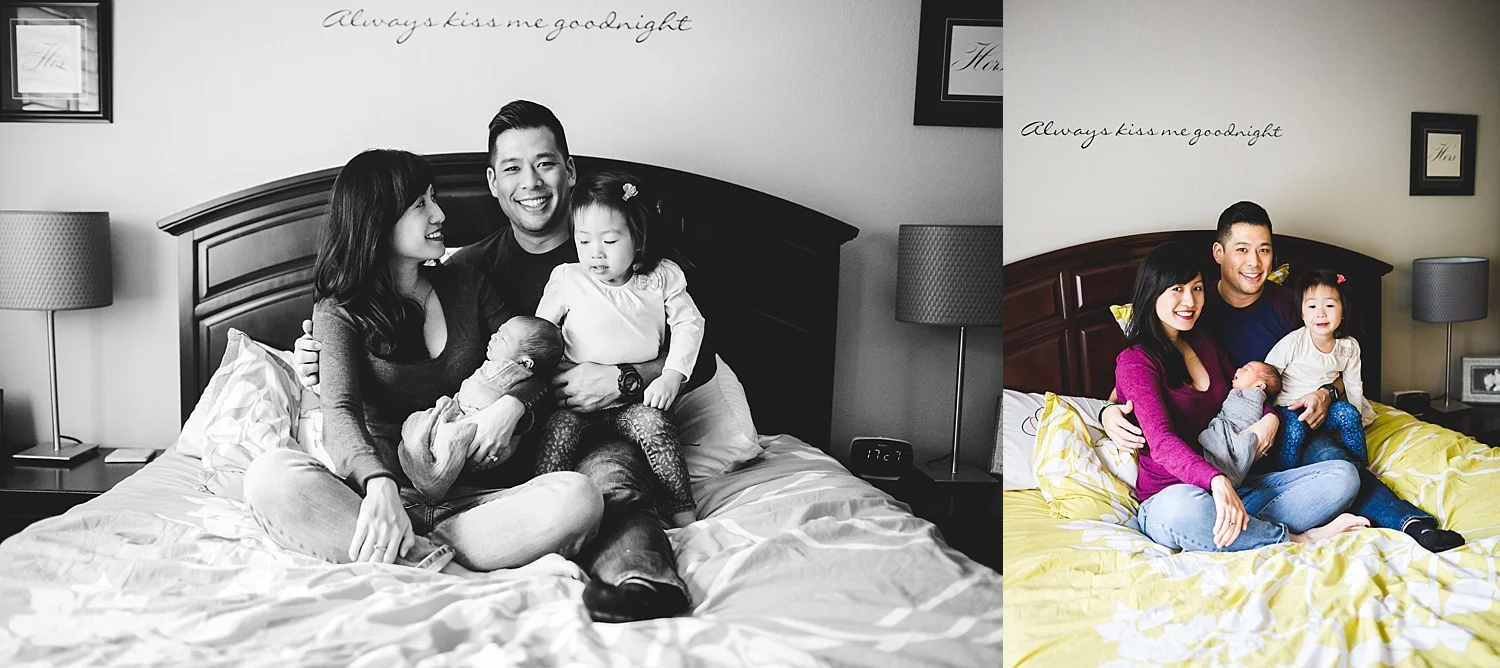 orange county lifestyle newborn photographer