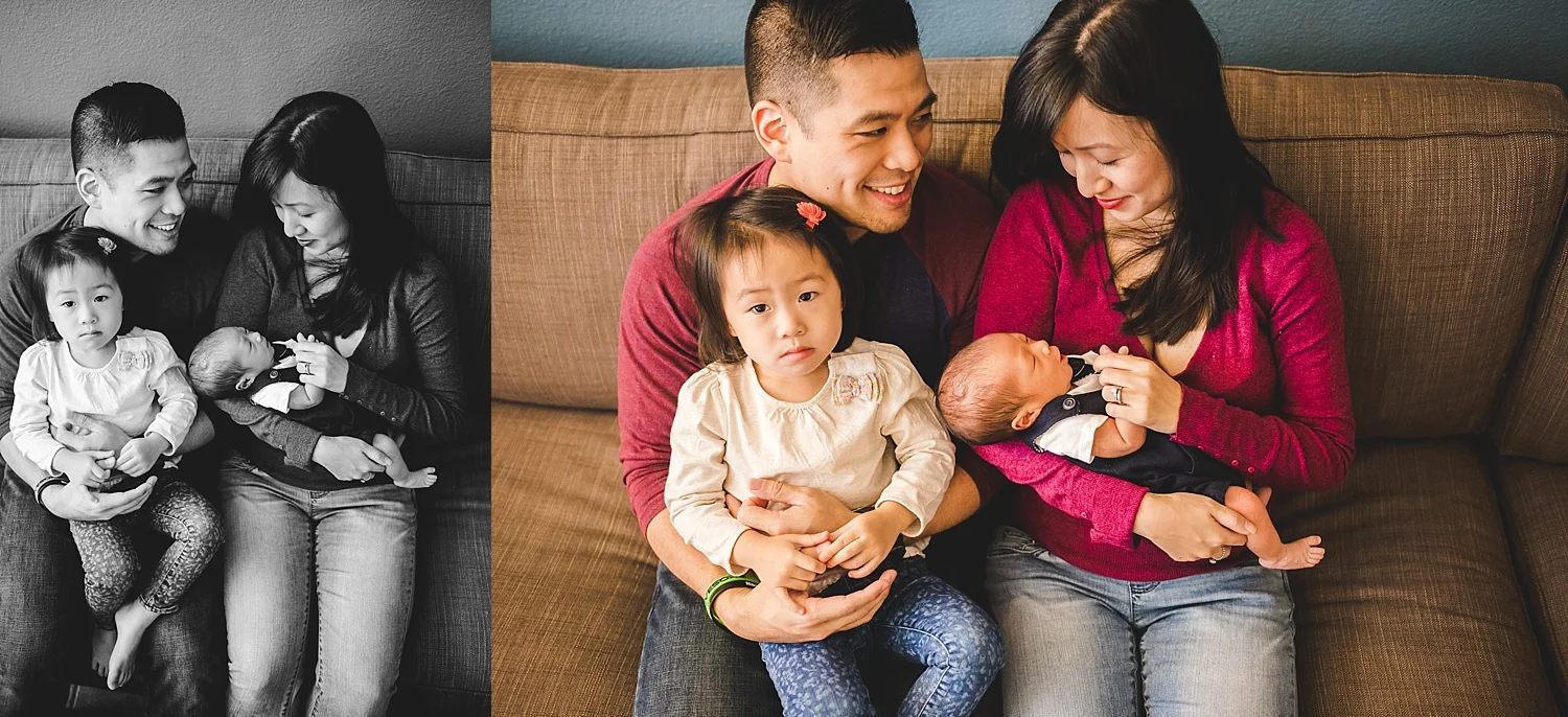 orange county lifestyle newborn photographer