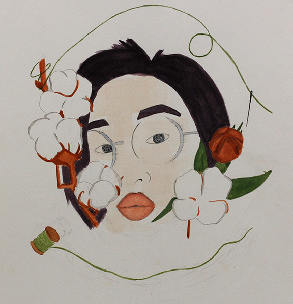 Cherry (portrait of the artist's friend)