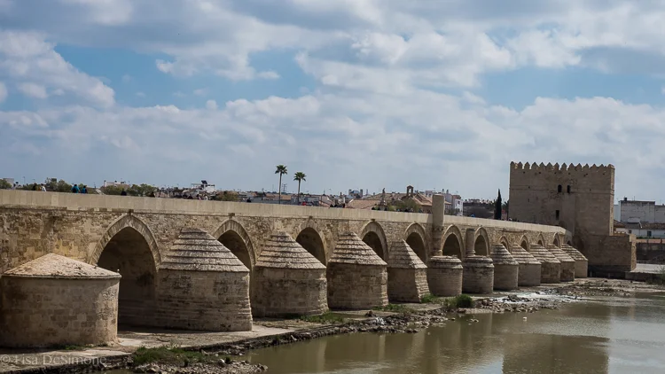 The Roman Bridge in Cordoba, Spain