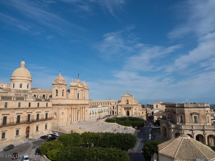 View of Noto from the bell tower