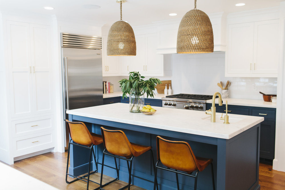 Hale Navy by Benjamin Moore in our Lynwood Remodel design by: Studio Mcgee