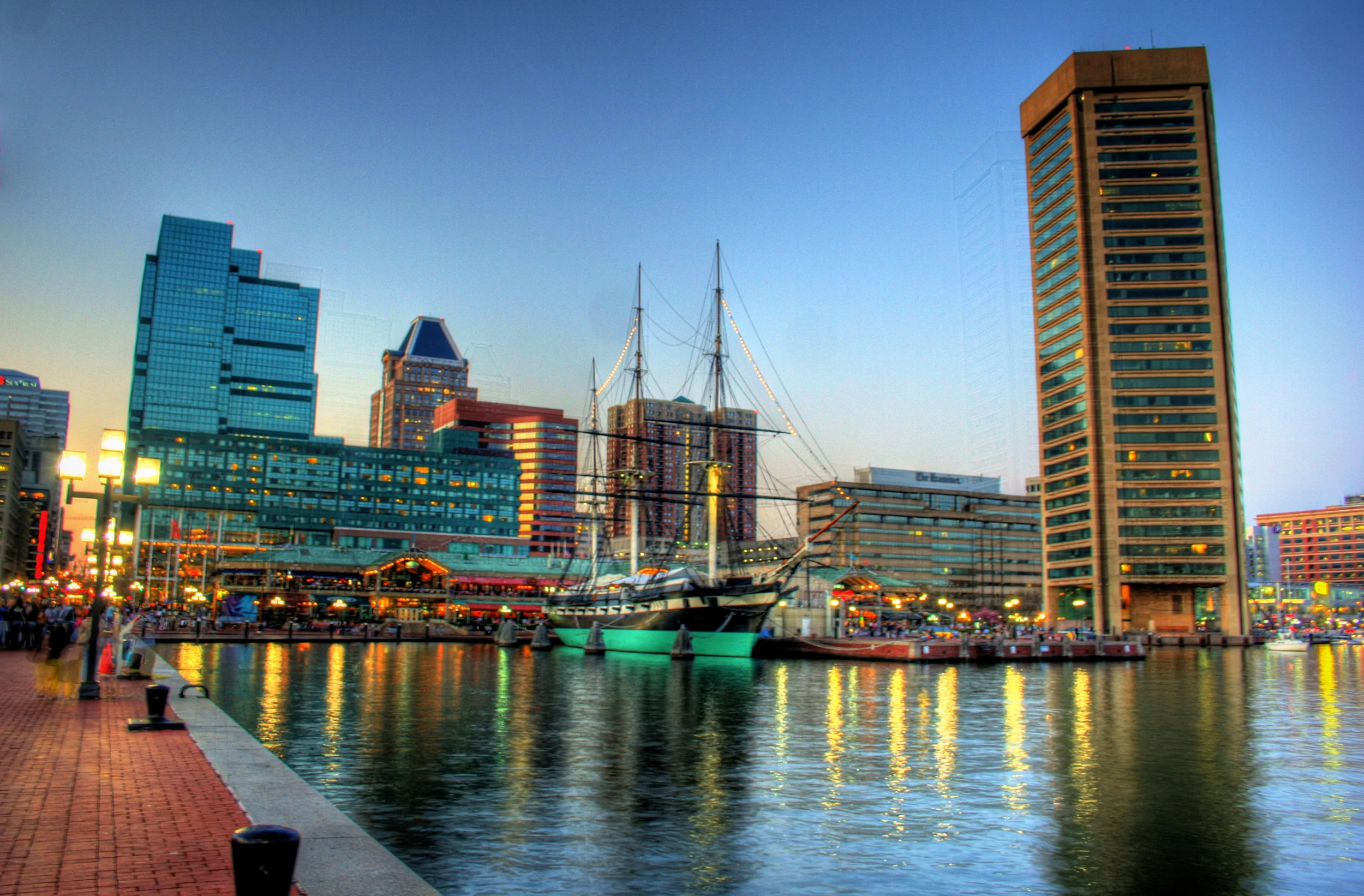 The Inner Harbor, Baltimore, MD. Click the photo for more information.