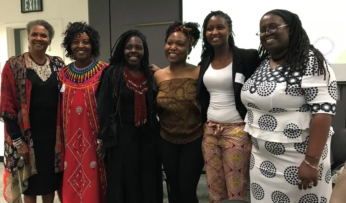From Left to Right: Denise Fairchild, Agnes Leina, Kari Fulton, Iris Crawford, Winnie Asiti, and Jacqui Patterson