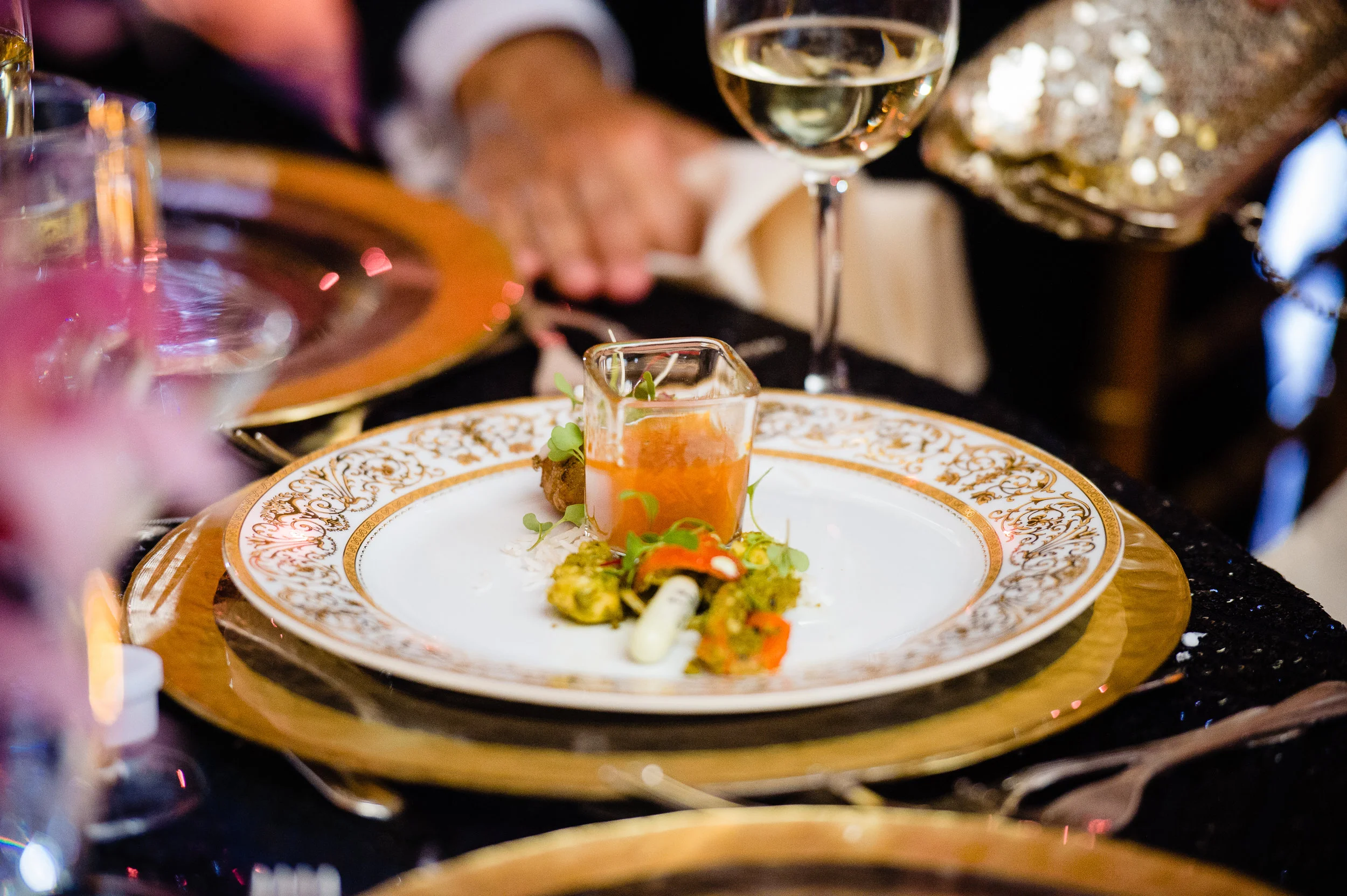 Pre Plated Sit Down Reception Dinner