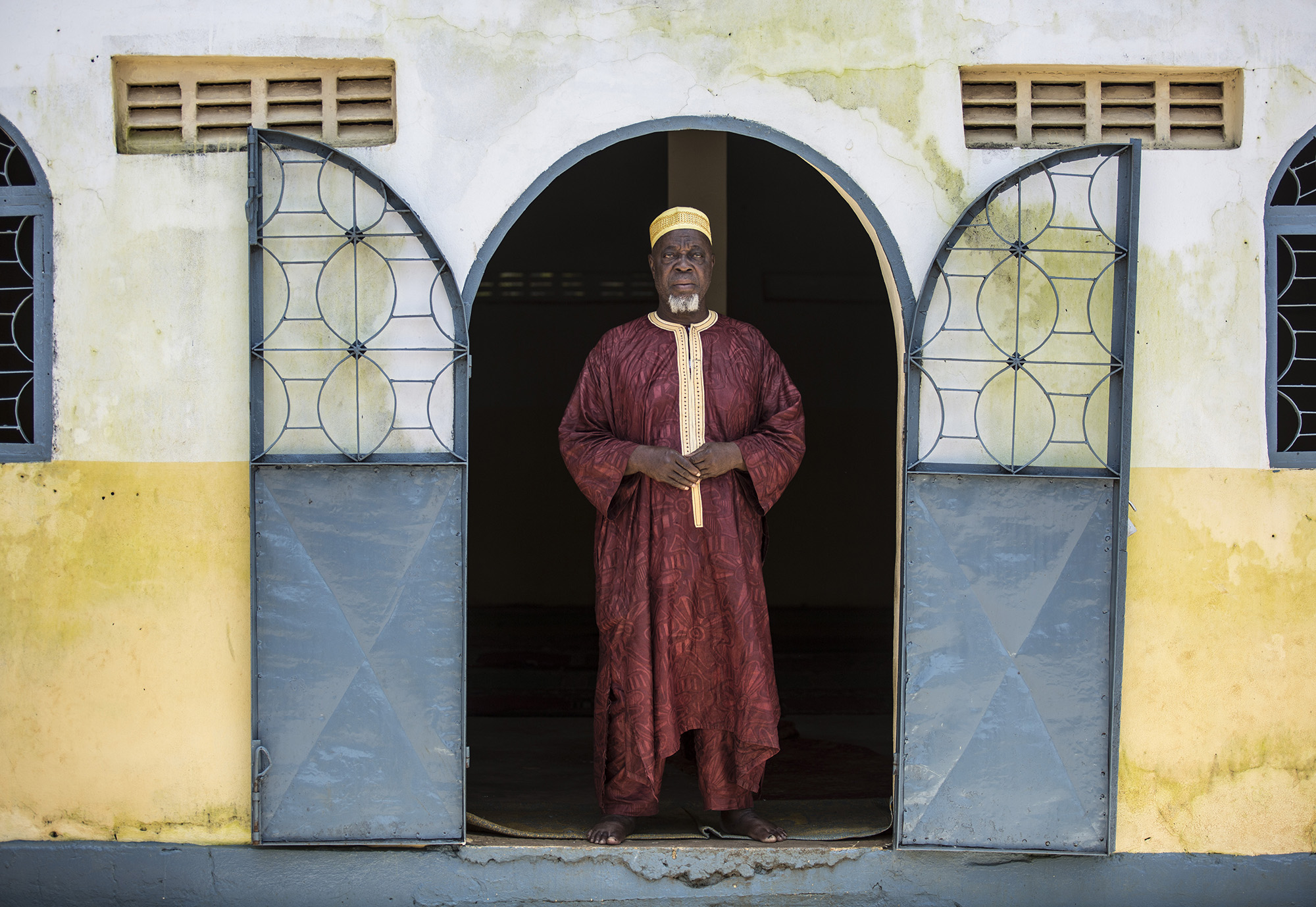 Elhadj Cheikhouna Sylla, Imam, Guinea. “I was taken to a treatment centre to see people who were sick and that strengthened my belief in Ebola’s existence. I knew I had an important role to play in the community and I gave more than 20 speeches in t