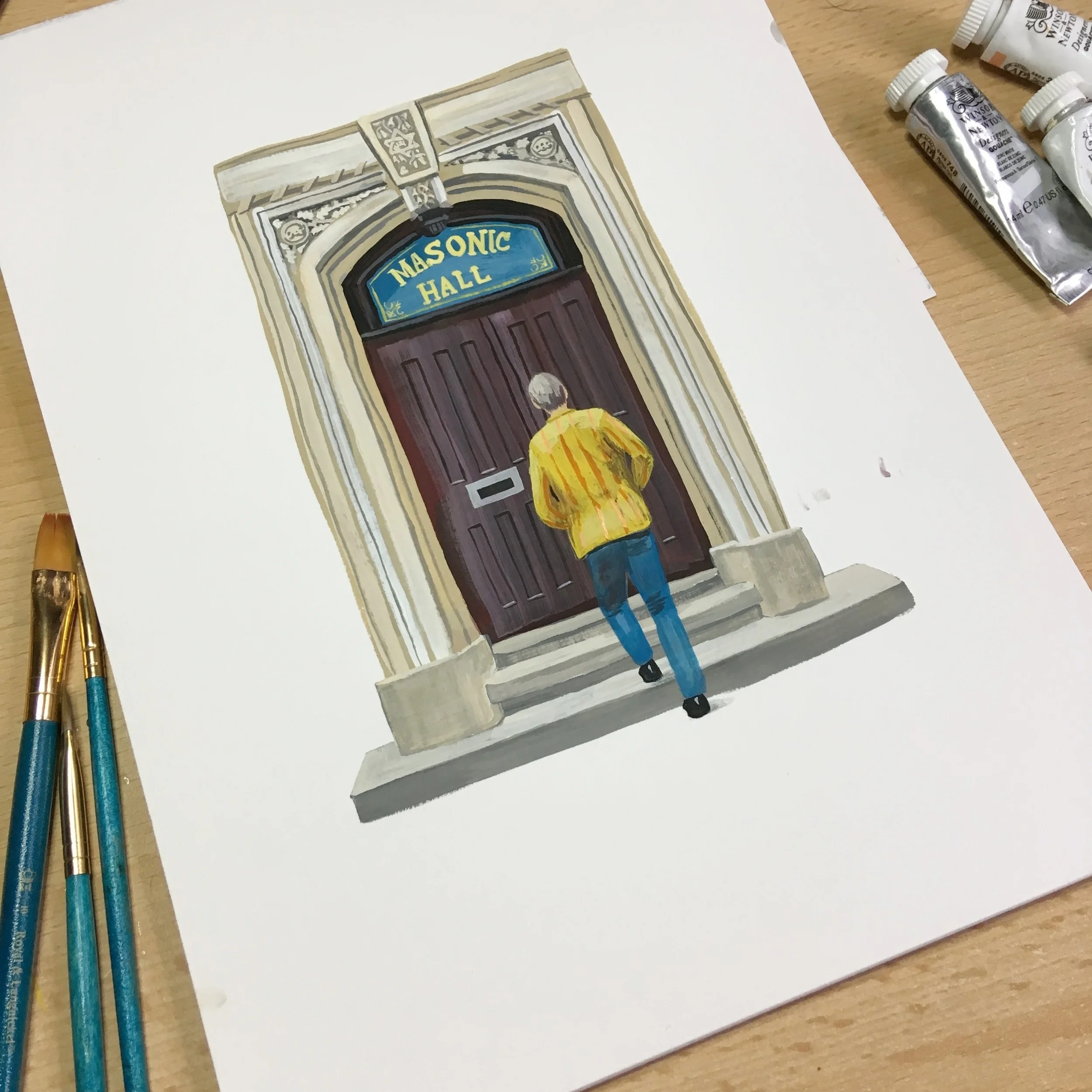 Masonic Hall Door (a work in progress)
