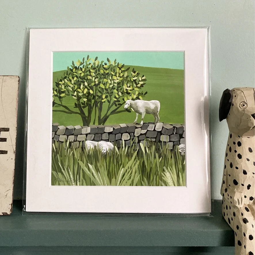 Balancing on Walls Painting