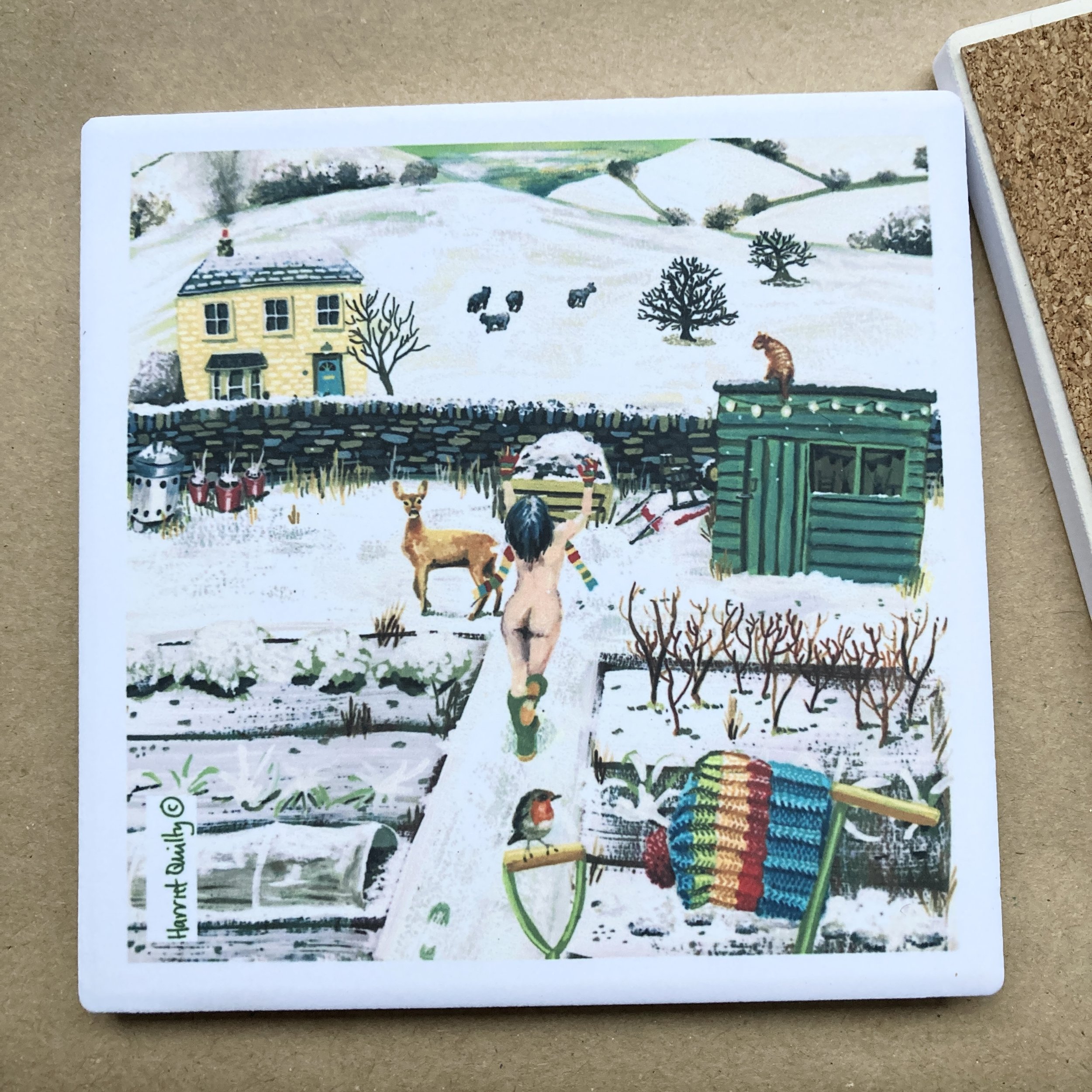 Winter Goddess Coaster