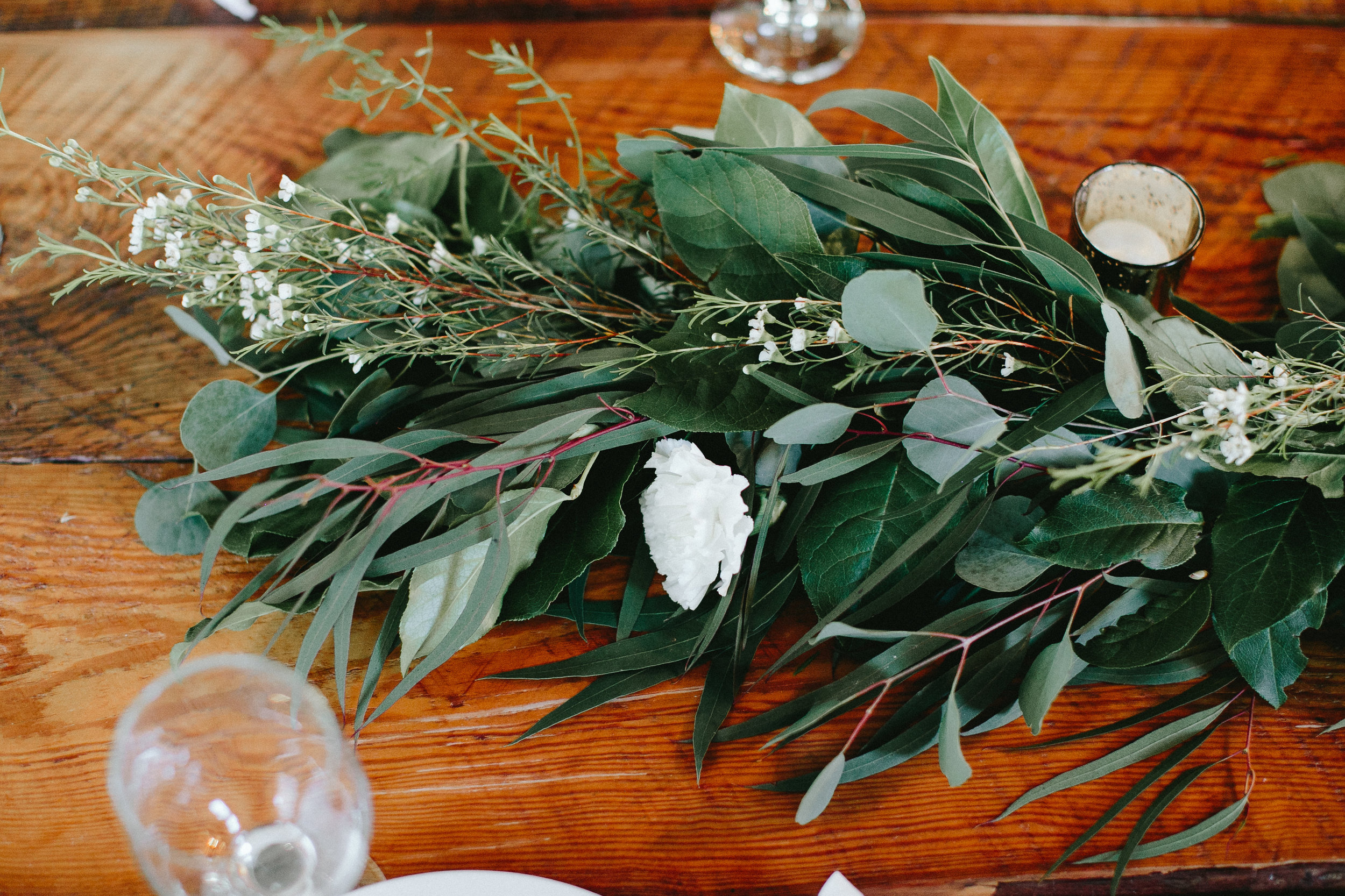 flowers + greenery