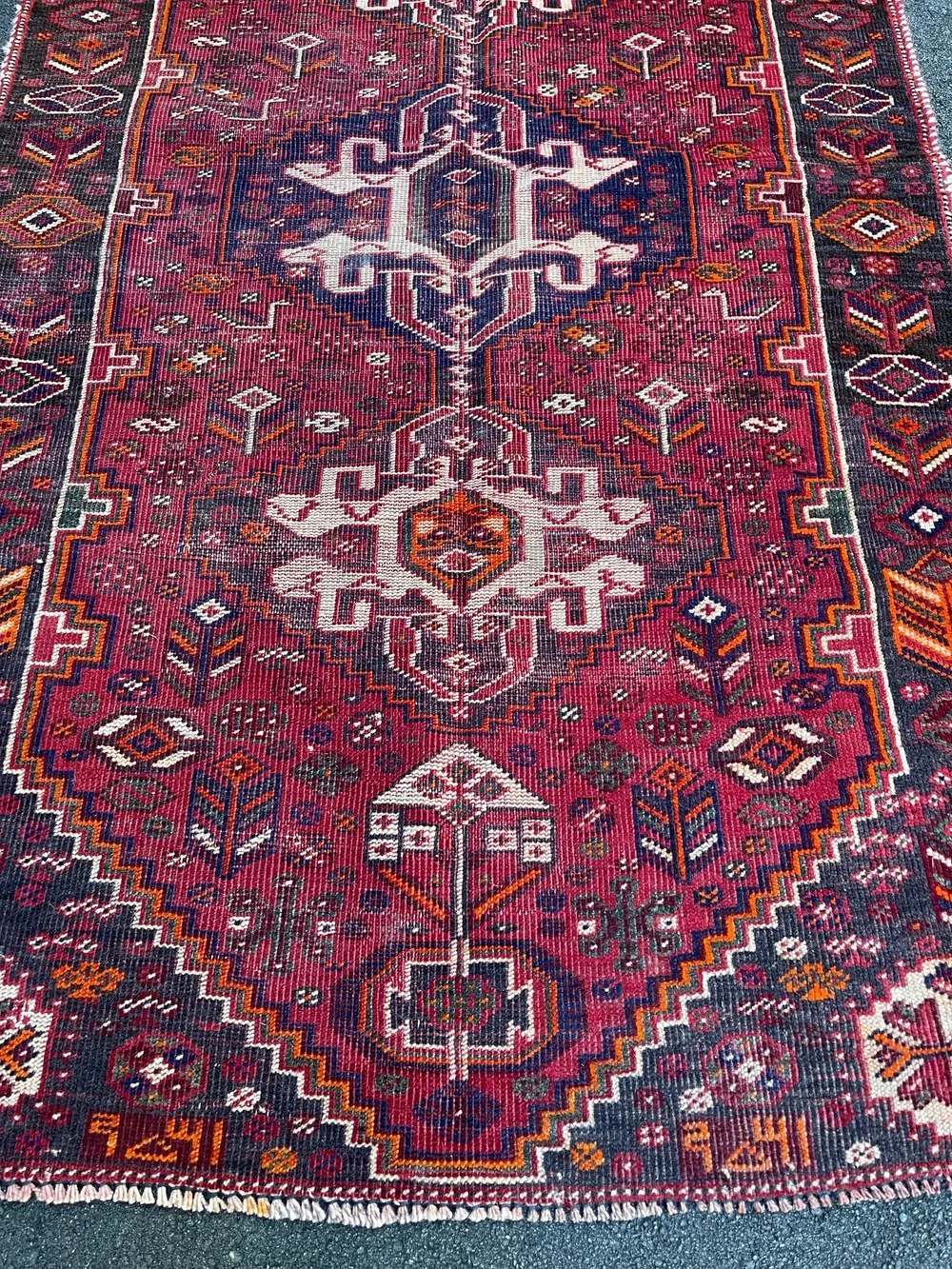 Vintage shiraz rug ⑲ Vintage Persian Rug Collection - handmade and one of a kind