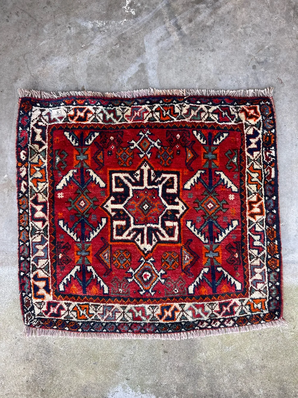 ペルシャ絨毯　vintage rug Persian antique old IMG_0457_e468b948-e207-4ef7-