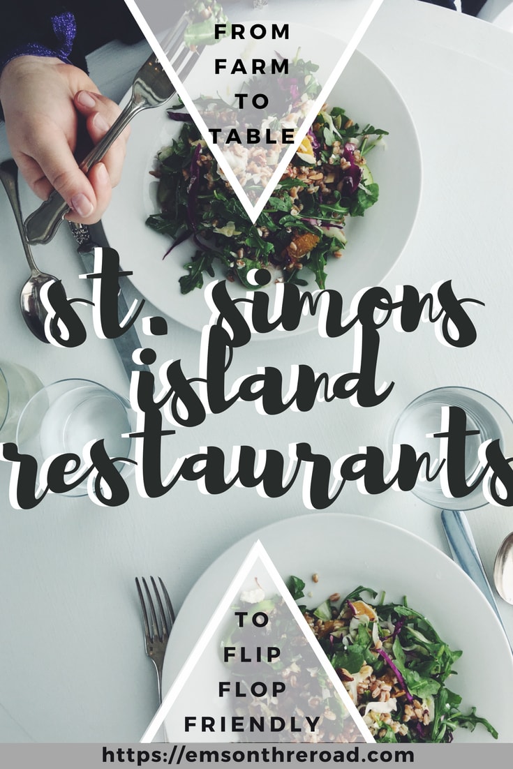 St. Simons Island Restaurants | Em's on the Road