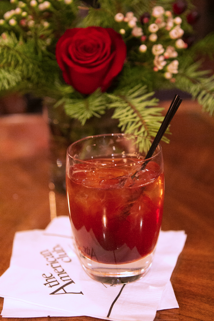 Old Fashion in The Library Bar at The American Club Resort