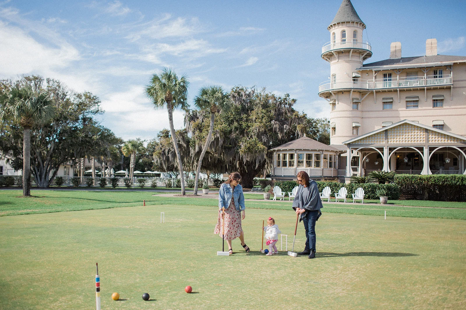 Croquet Lawn at Jekyll Island Club by Caitlin Lee