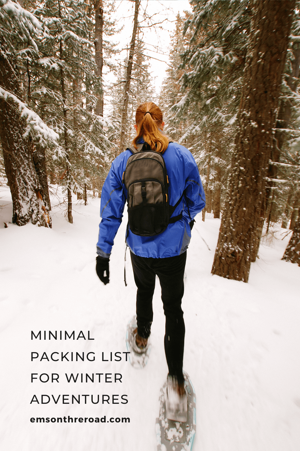 Winter packing list