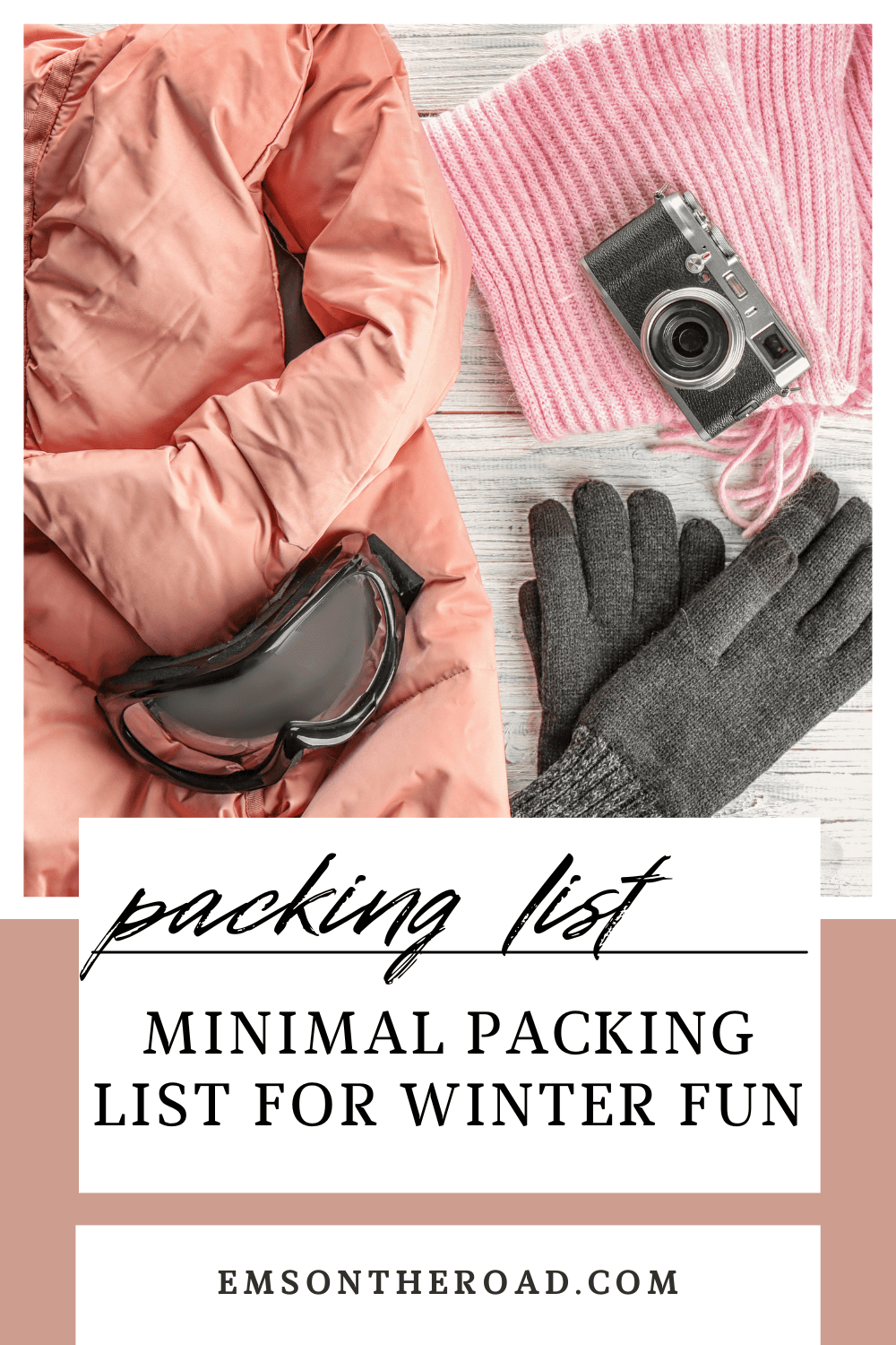 Minimal Winter Packing List