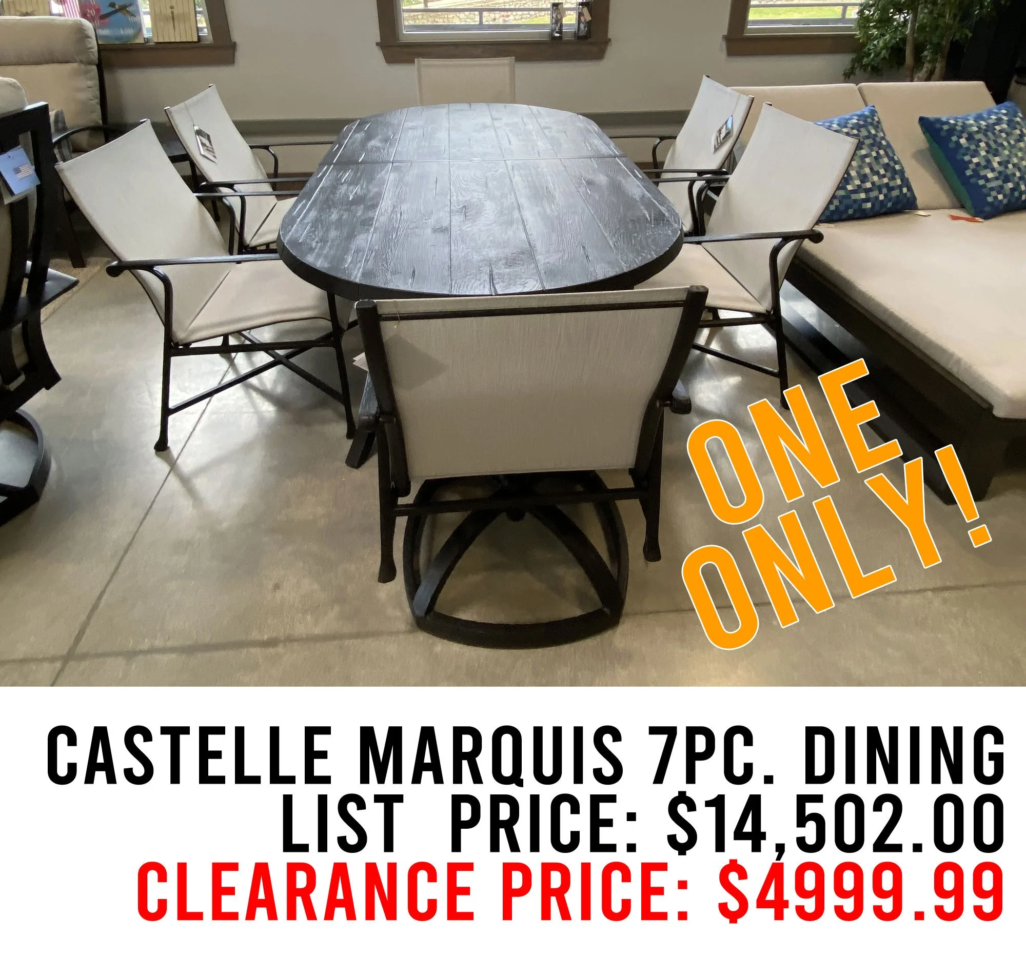 CLEARANCE SALE — Patio Furniture San Antonio Patio Furniture Boerne Outdoor Patio Furniture